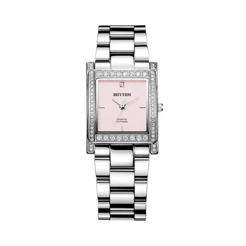 Đồng Hồ Rhythm Nữ L1204S02 Dây Thép không gỉ 23x30mm