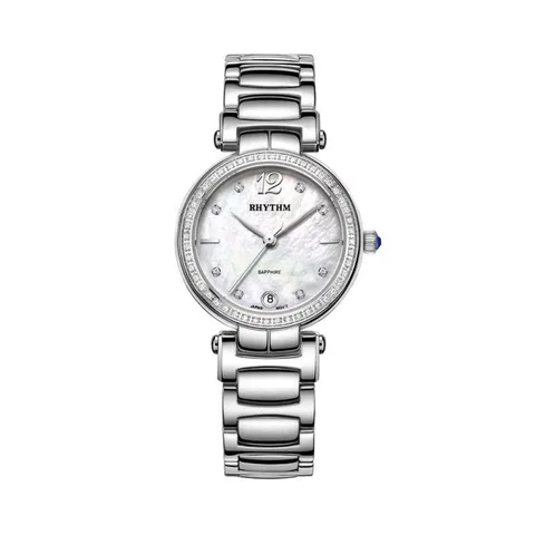 Đồng Hồ Rhythm Nữ L1504S01 Dây Thép không gỉ 30mm