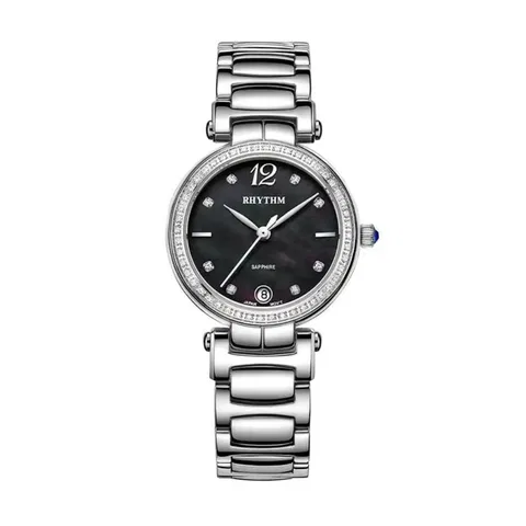 Đồng Hồ Rhythm Nữ L1504S02 Dây Thép không gỉ 30mm