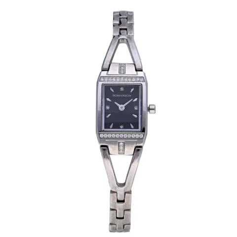 Đồng Hồ Romanson Nữ RM2651QLWBK Dây Thép không gỉ 17x31mm