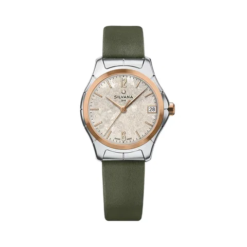 Đồng hồ Silvana Nữ SB32QSR2P4CVO Dây Da 32mm