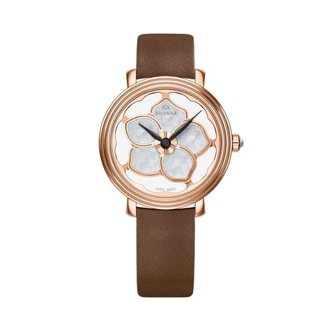 Đồng hồ Silvana Nữ SF36QRR85VB Dây Da 36mm