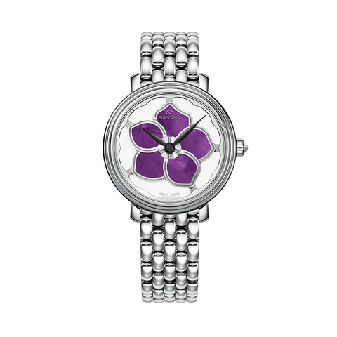 Đồng hồ Silvana Nữ SF36QSS89S Dây Thép Không Gỉ 36mm