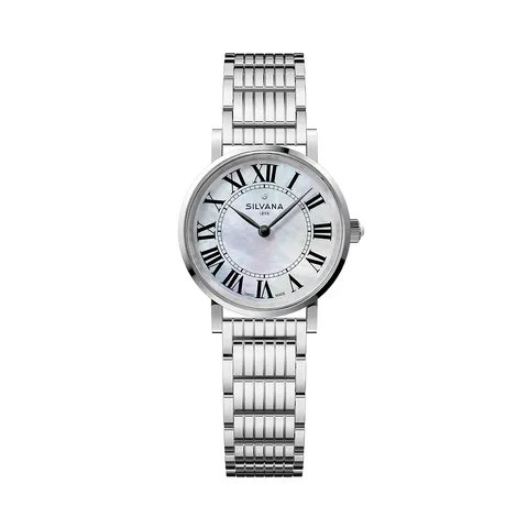 Đồng hồ Silvana Nữ SR12QSS15S Dây Thép Không Gỉ 28mm