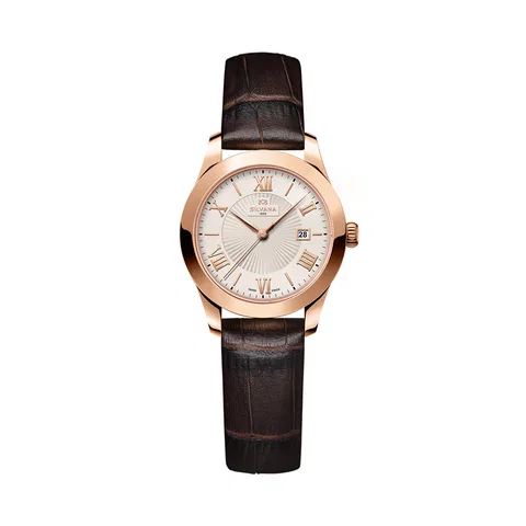 Đồng hồ Silvana Nữ SR28QRR14CB Dây Da 28mm