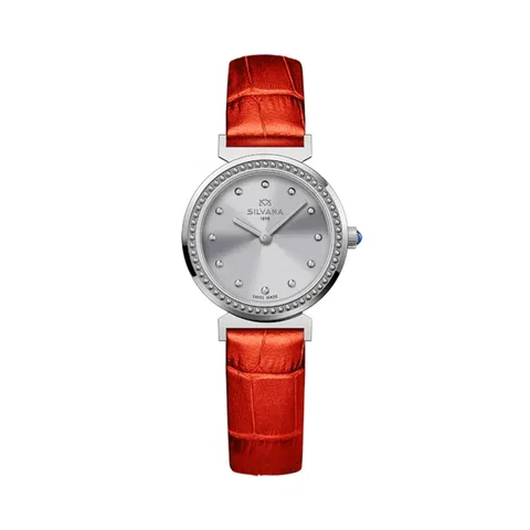 Đồng hồ Silvana Nữ SR30QSP71CR Dây Da 30mm
