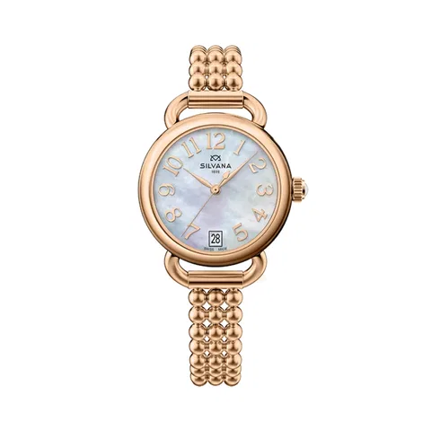 Đồng hồ Silvana Nữ SR33QRR25R Dây Thép Không Gỉ 33mm