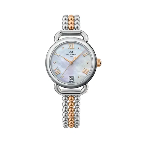 Đồng hồ Silvana Nữ SR33QSR35B Dây Kim Loại 33mm