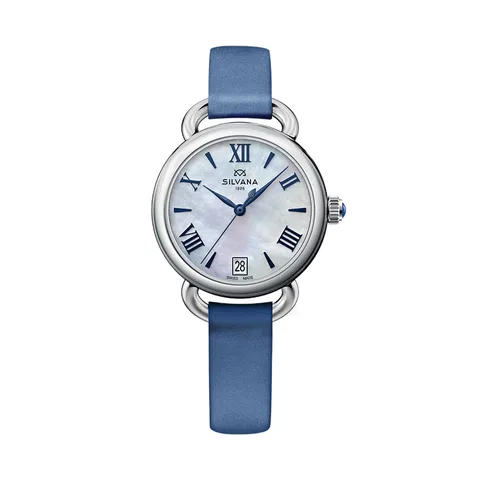 Đồng hồ Silvana Nữ SR33QSS15SBE Dây Da 33mm