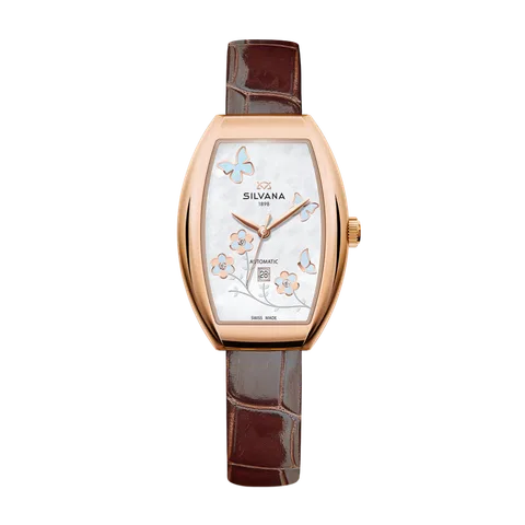 Đồng hồ Silvana Nữ ST28ARR85CB Dây Da 39x28mm