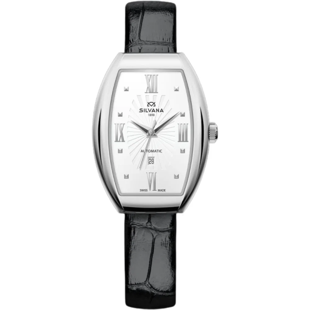 Đồng hồ Silvana Nữ ST28ASS12CN Dây Da 39mmx28mm Đồng hồ Silvana Nữ ST28ASS12CN Dây Da 39mmx28mm