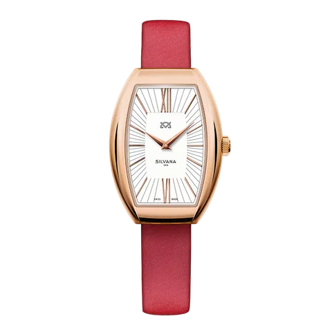 Đồng hồ Silvana Nữ ST28QRR14SRG Dây Da 28mm