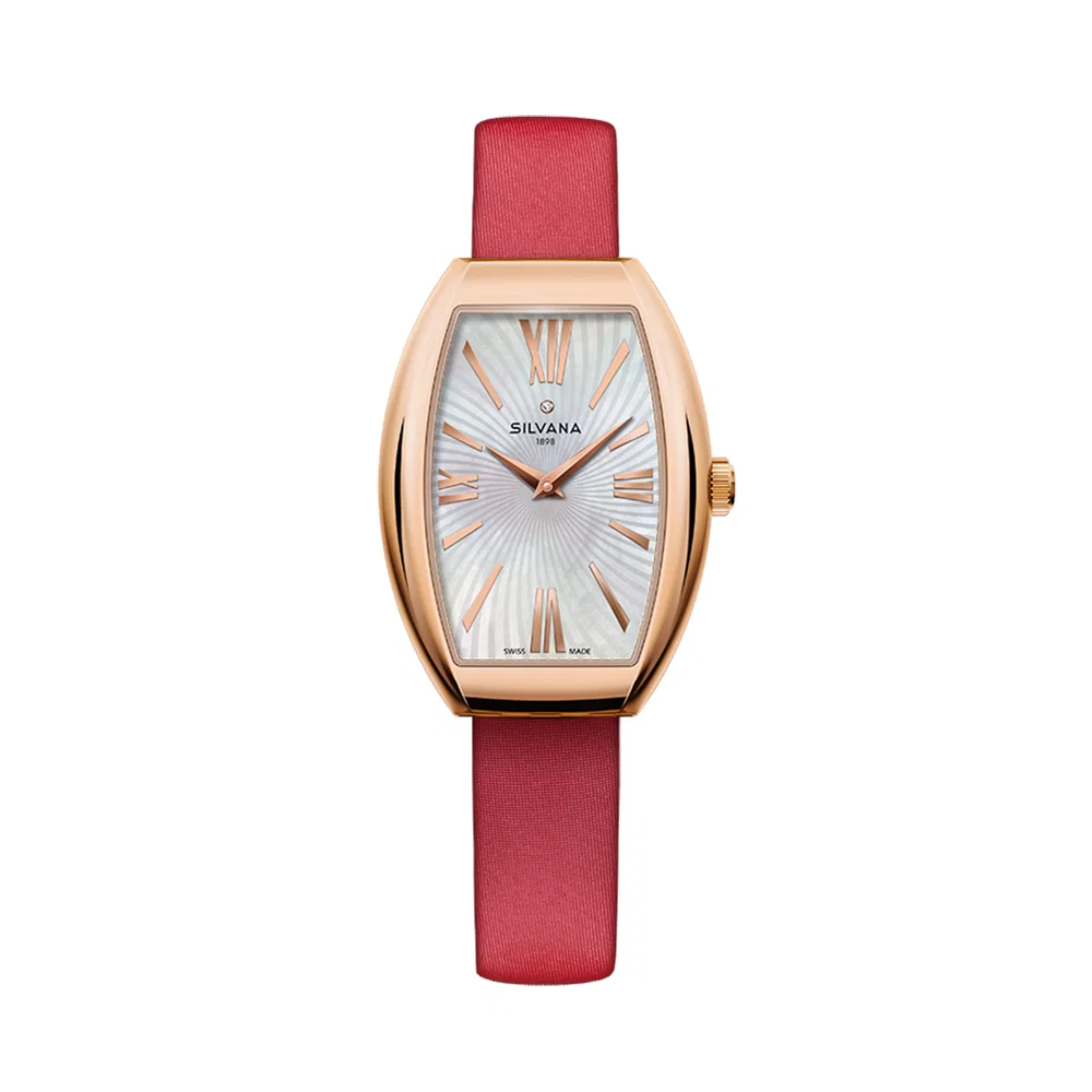 Đồng hồ Silvana Nữ ST28QRR15SRG Dây Da 39x28mm Đồng hồ Silvana Nữ ST28QRR15SRG Dây Da 39x28mm