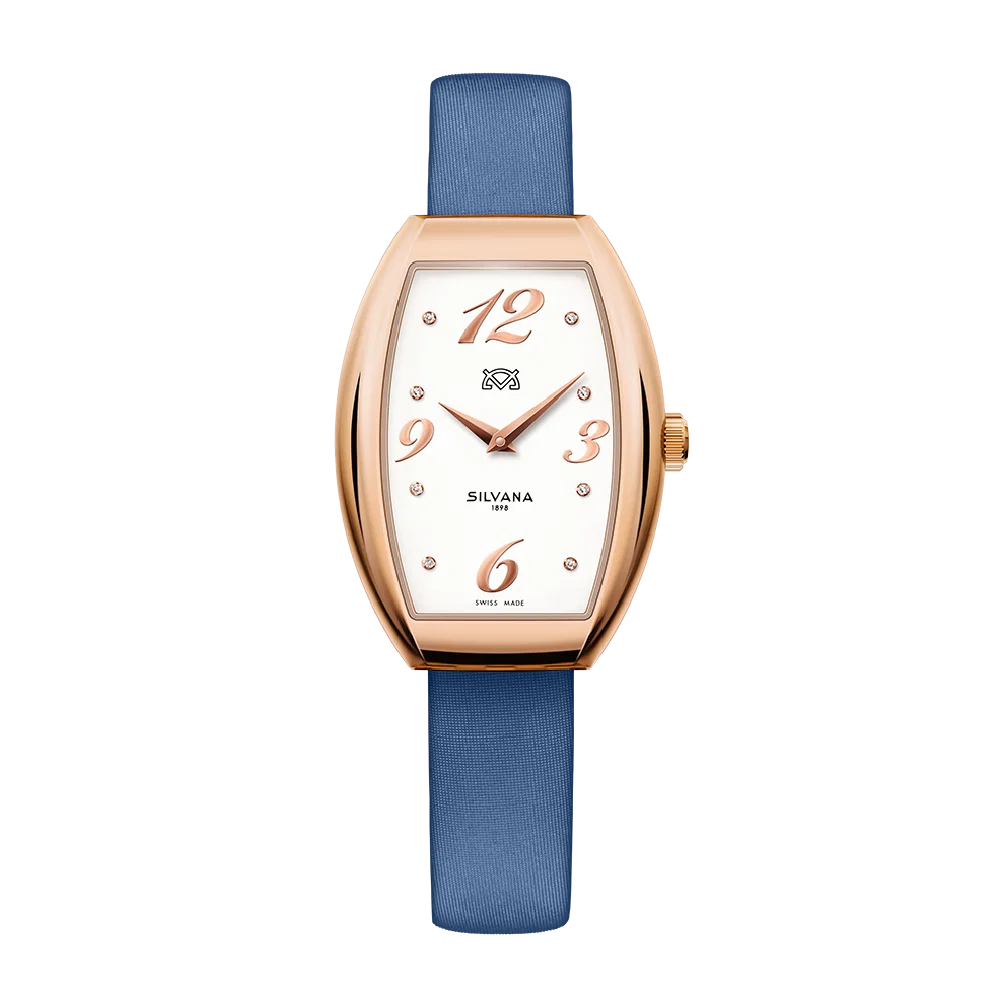 Đồng hồ Silvana Nữ ST28QRR34SBE Dây Da 39x28mm Đồng hồ Silvana Nữ ST28QRR34SBE Dây Da 39x28mm