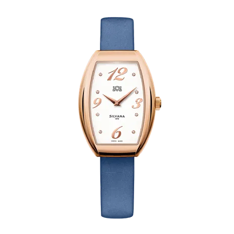 Đồng hồ Silvana Nữ ST28QRR34SBE Dây Da 39x28mm