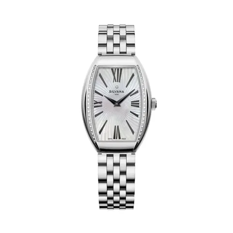 Đồng hồ Silvana Nữ ST28QSD15S Dây Thép Không Gỉ 39x28mm