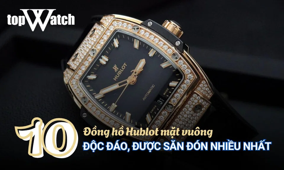 đồng hồ hublot mặt vuông
