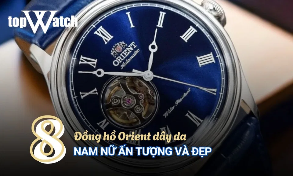đồng hồ orient dây da
