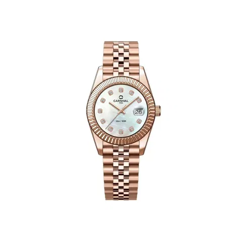 Đồng Hồ Carnival Nữ 8250L-VH-TK Quartz Dây Thép không gỉ 32mm