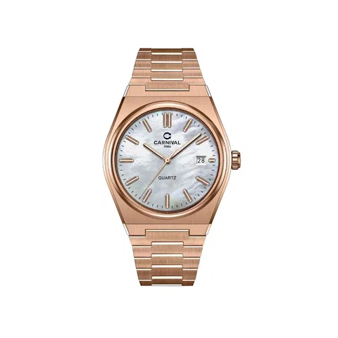 Đồng Hồ Carnival Nam 8251G-VH-TK Quartz Dây Thép không gỉ 38mm