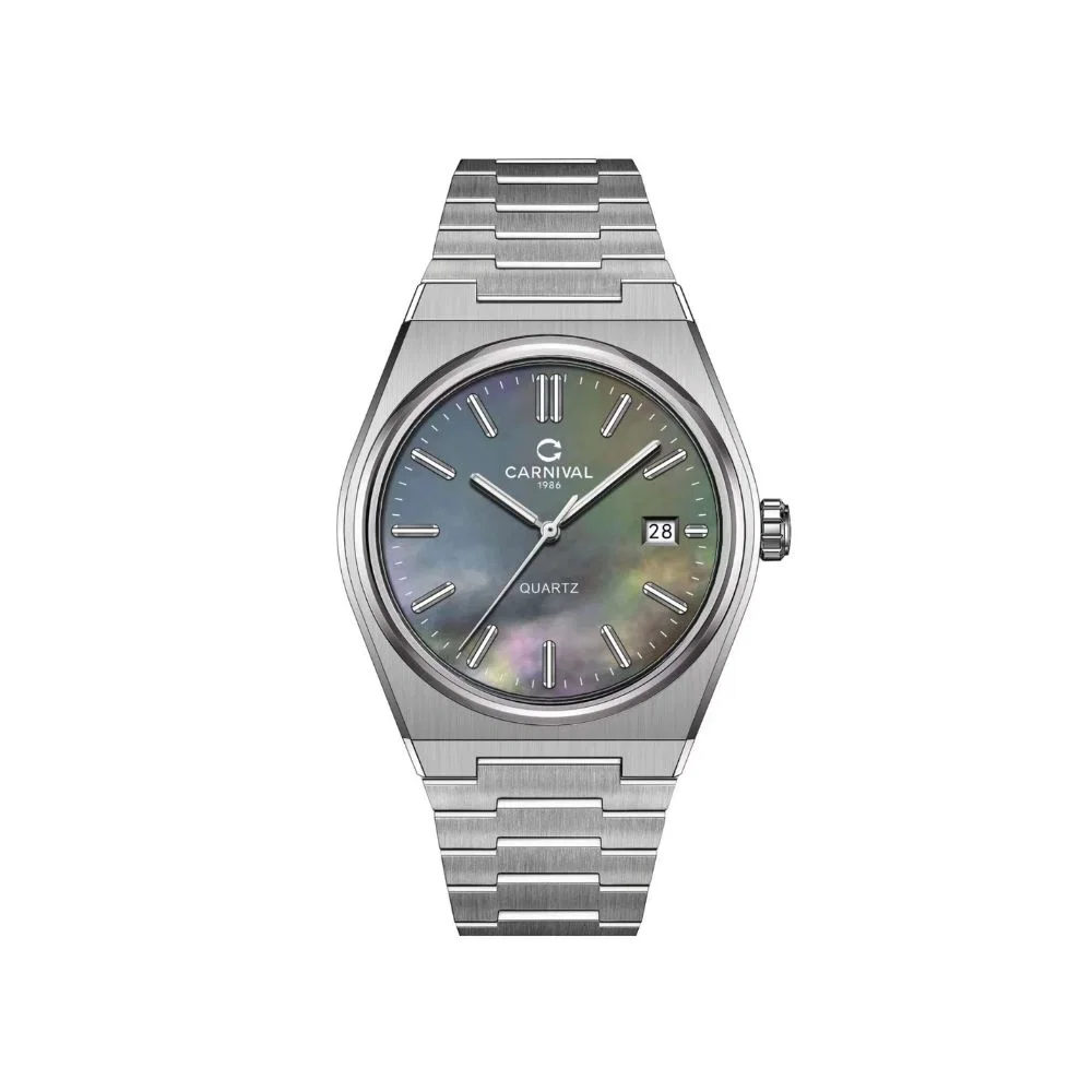 Đồng Hồ Carnival Nam 8251G-VT-DK Quartz Dây Thép không gỉ 38mm Đồng Hồ Carnival Nam 8251G-VT-DK Quartz Dây Thép không gỉ 38mm