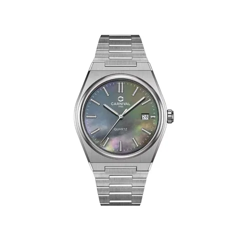 Đồng Hồ Carnival Nam 8251G-VT-DK Quartz Dây Thép không gỉ 38mm