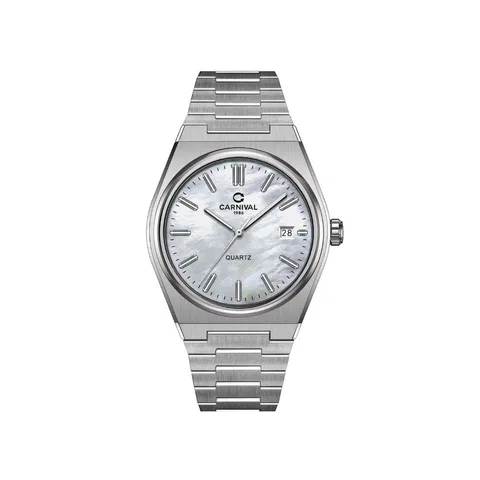 Đồng Hồ Carnival Nam 8251G-VT-TK Quartz Dây Thép không gỉ 38mm