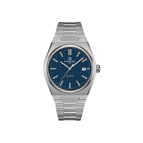 Đồng Hồ Carnival Nam 8251G-VT-X Quartz Dây Thép không gỉ 38mm