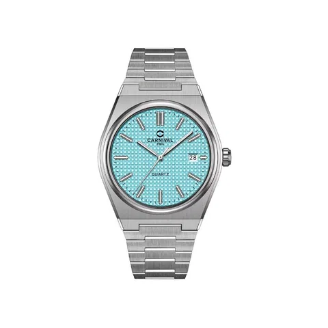 Đồng Hồ Carnival Nam 8251G-VT-XT Quartz Dây Thép không gỉ 38mm