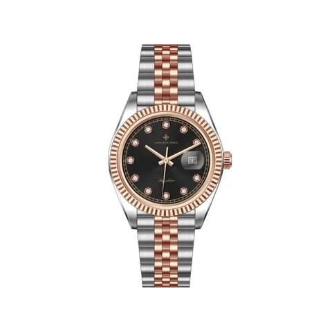 Đồng Hồ Alexander Ferros Nam 8382D/01 Quartz Dây Kim loại 40mm