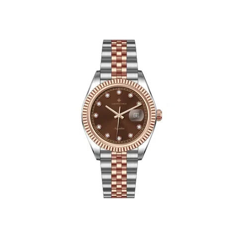 Đồng Hồ Alexander Ferros Nam 8382D/08 Quartz Dây Kim loại 40mm