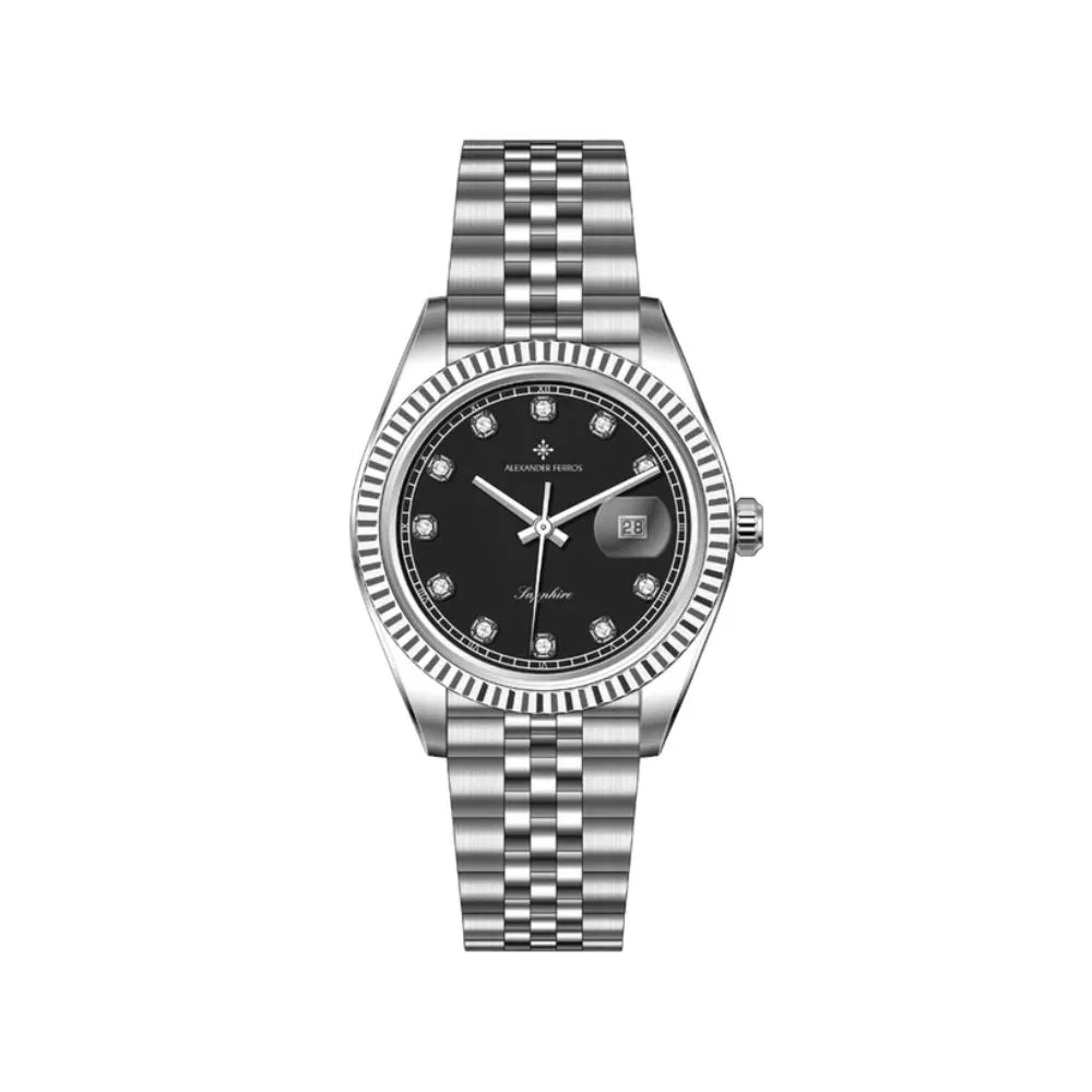 Đồng Hồ Alexander Ferros Nam 8382S/01 Quartz Dây Kim loại 40mm Đồng Hồ Alexander Ferros Nam 8382S/01 Quartz Dây Kim loại 40mm