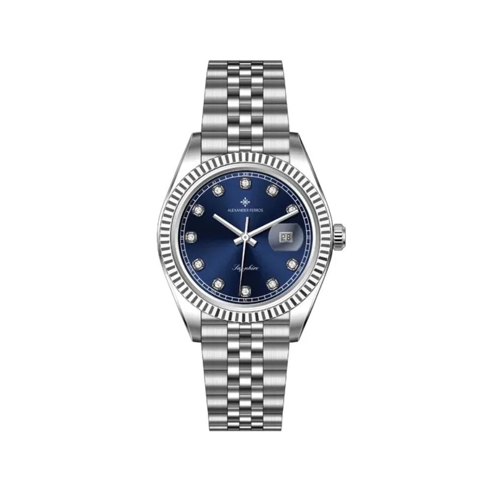 Đồng Hồ Alexander Ferros Nam 8382S/05 Quartz Dây Kim loại 40mm Đồng Hồ Alexander Ferros Nam 8382S/05 Quartz Dây Kim loại 40mm