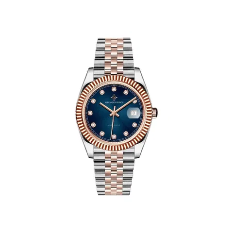 Đồng Hồ Alexander Ferros Nam 8032D/05 Automatic Dây Kim loại 40mm