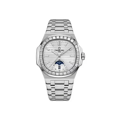 Đồng Hồ Carnival Nam 8110G-VT-T Automatic Dây Thép không gỉ 40mm