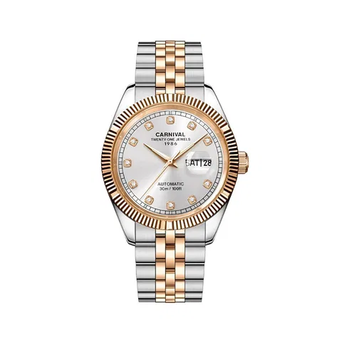 Đồng Hồ Carnival Nam 8131G-CH-T Automatic Dây Thép không gỉ 41mm