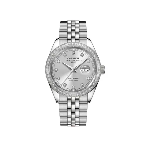 Đồng Hồ Carnival Nam 8131G-VT-TX Automatic Dây Thép không gỉ 41mm