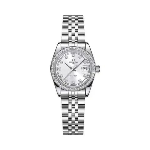 Đồng Hồ Carnival Nữ 8131L2-VT-T Quartz Dây Thép không gỉ 32mm