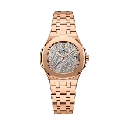 Đồng Hồ Carnival Nữ 8160L-VH-TT Quartz Dây Thép không gỉ 34mm