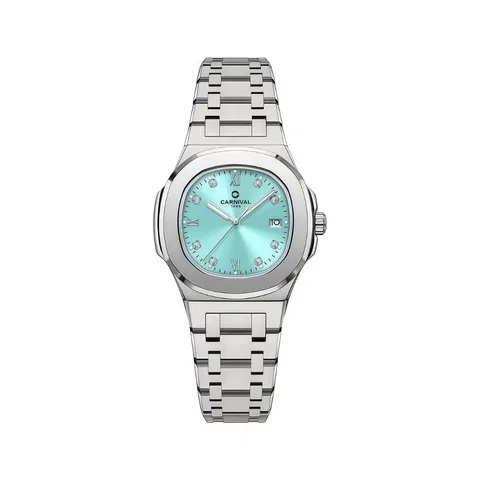 Đồng Hồ Carnival Nữ 8160L-VT-XT Quartz Dây Thép không gỉ 34mm