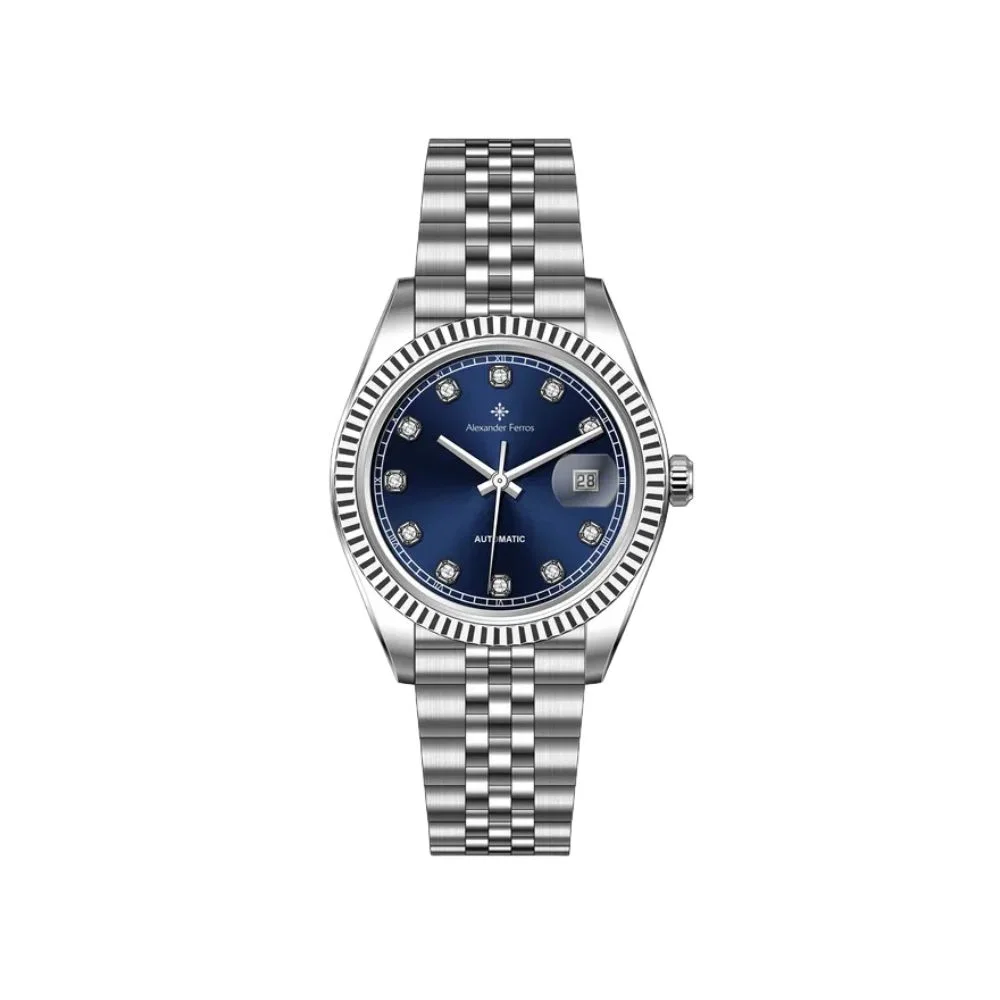 Đồng Hồ Alexander Ferros Nam 8232S/05 Automatic Dây Kim loại 40mm Đồng Hồ Alexander Ferros Nam 8232S/05 Automatic Dây Kim loại 40mm