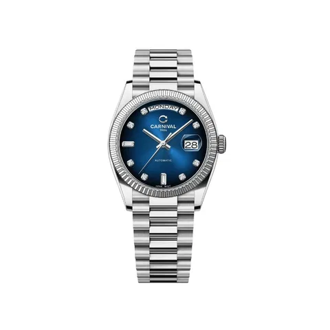 Đồng Hồ Carnival Nam 8239G-VT-X Automatic Dây Thép không gỉ 38mm