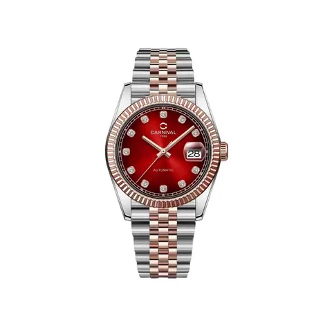 Đồng Hồ Carnival Nam 8250G-CH-DO Automatic Dây Thép không gỉ 38mm
