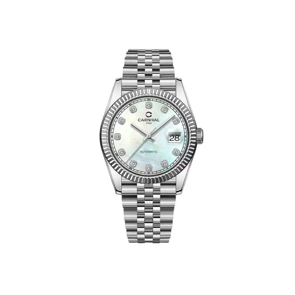 Đồng Hồ Carnival Nam 8250G-VT-TK Automatic Dây Thép không gỉ 38mm Đồng Hồ Carnival Nam 8250G-VT-TK Automatic Dây Thép không gỉ 38mm