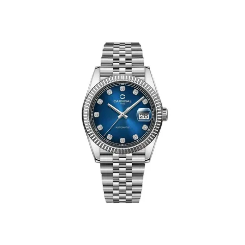 Đồng Hồ Carnival Nam 8250G-VT-X Automatic Dây Thép không gỉ 38mm