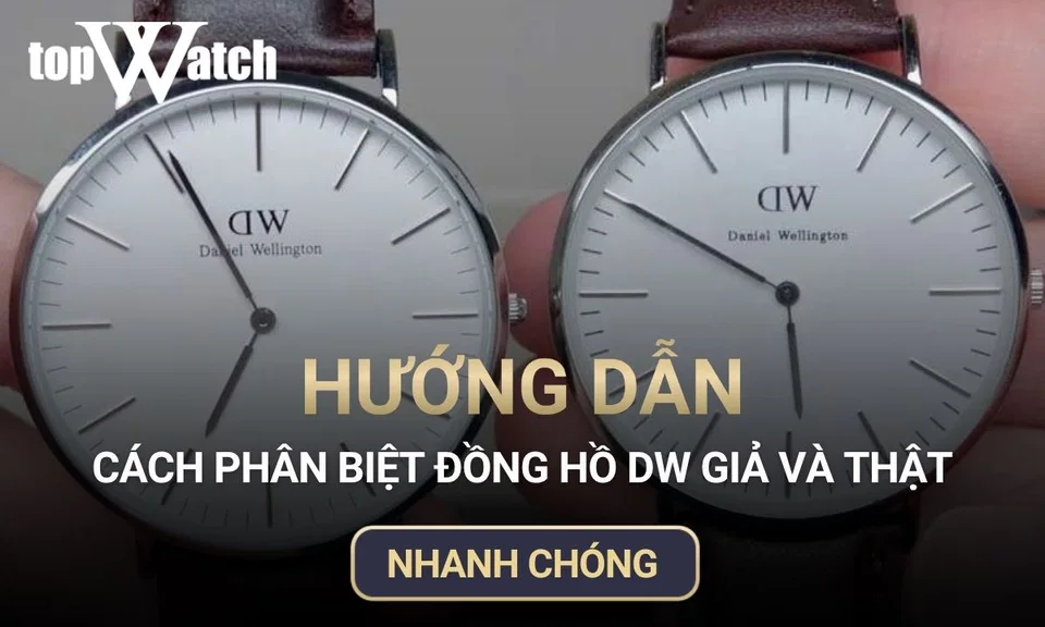 cách phân biệt đồng hồ dw giả và thật