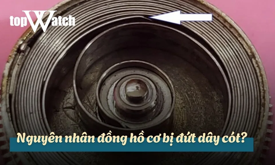 đồng hồ cơ bị đứt dây cót