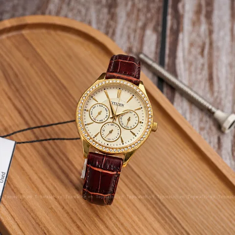 Đồng hồ Citizen Quartz Dây da ED8162-03P